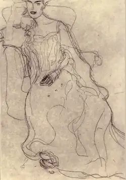 Přípravná skica portrétu, cca 1903[1]