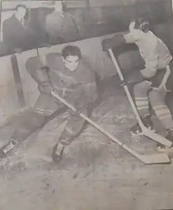 Hokejista Ciril Klinar v roce 1959