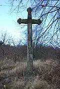 Kříž poblíž vesnice