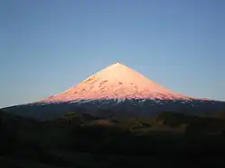 Klučevskaja za východu slunce