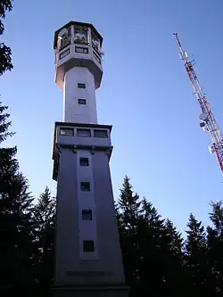 Klostermannova rozhledna na Javorníku (s pozdější nástavbou)