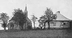 Kostel a fara v Knížecích Pláních.