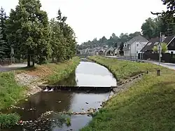 Řeka v Rychnově nad Kněžnou