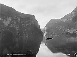 Geirangerfjorden, 1880