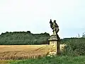 Socha sv. Václava u cesty ke Kočce