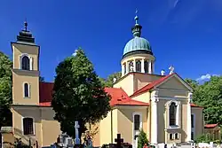 Pohled na kostel od jihu