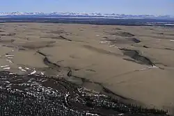 Písečné duny v oblasti parku