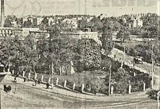 Kobyliská zatáčka (novinové foto 1946)