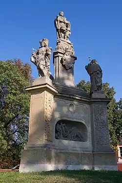 Sloup sv. Mikuláše Tolentinského v Kokoříně