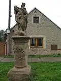 Kolešovice, socha svatého Václava.jpg