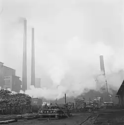 Kolenmijnen Limburg, 21. listopadu 1945, součáast obrazové série z oblasti sociálně dokumentární fotografie