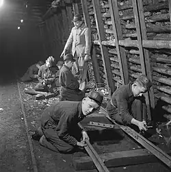 Uhelný důl Limburg, 1945