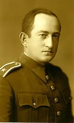Štábní kapitán Viktor Kollanda 1936