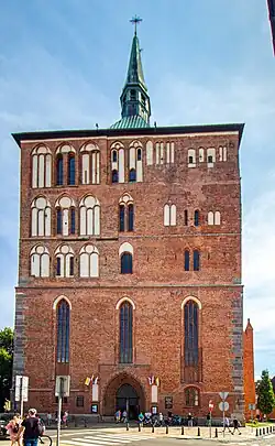 Průčelí katedrály v Koszalinu