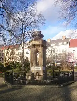 Kolostůjova kašna v roce 2017