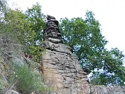 Skalní útvar Komín