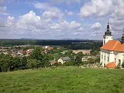 Západní konec Hořického hřbetu u obce Konecchlumí