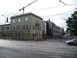 Na Vápence, areál tramvajové vozovny Žižkov