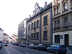 Žižkovská sokolovna: starší budova z roku 1898