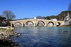 Most ve městě Konjic