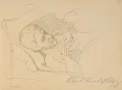 Konrád Wiesner: Portrét Adolfa Weidlicha (1846)