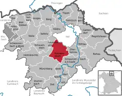 Konradsreuth na mapě