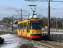 Prototyp tramvaje 112N ev. č. 3001 ve Varšavě