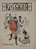 Obálka druhého čísla Kopřiv ze dne 13. 5. 1909
