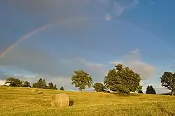 Kopec Lesná, součást CHKO Bílé Karpaty