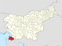 Městská občina Koper na mapě