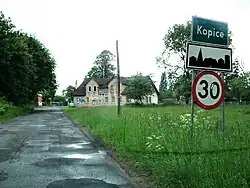 Vjezd do Kopice