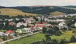 Pohled na obec z východní strany