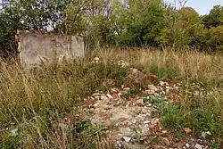 Trosky domu v bývalých Kostřicích