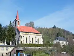 Farní kostel sv. Michaela archanděla v Dolní Poustevně