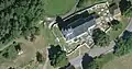 Letecké foto kostela (Mapy.com)