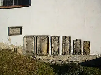 Epitafy na západní stěně