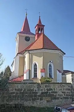 Farní kostel Nanebevzetí P. Marie v Bystřici