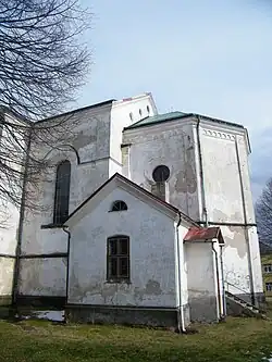 Sakristie s presbytářem