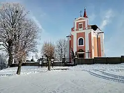 Kostel sv. Anny, Pustá Kamenice (leden 2020)