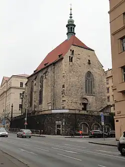 Kostel sv. Václava na Zderaze - místo křtu V. S. Hlaváčka