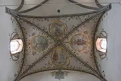 Kostel sv. Jakuba v Nepomuku, klenba