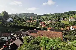 pohled od kostela sv. Kateřiny