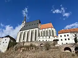 Kostel sv. Víta v Českém Krumlově.