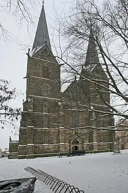 Farní kostel sv. Vavřince ve Vysokém Mýtě.