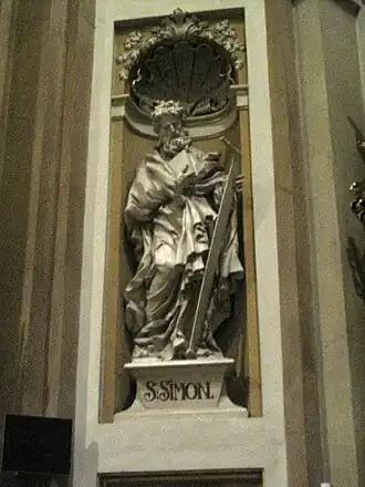 Sv. Šimon, Kostel svaté Voršily (Praha)