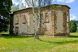 Zřícenina barokního kostela svatého Blažeje