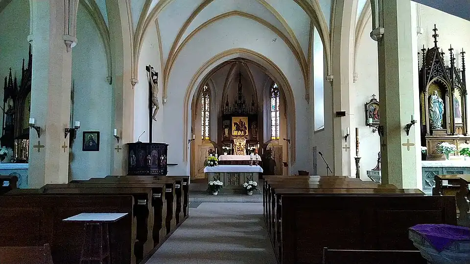 Kostel svatého Martina (Slatiňany) interiér