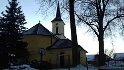 Farní kostel sv. Petra a Pavla v Libkově Vodě.