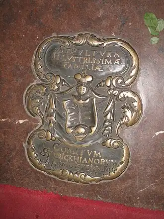 Hrobka Stubicků z Königsteinu u sv. Tomáše v Praze (1678)