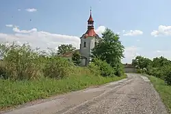 Farní kostel sv. Václava v Číbuzi.